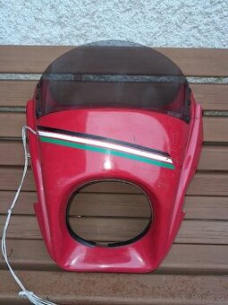 Přední maska s plexi originál Jawa, ČZ