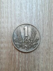 Stará mince Slovensko 1ks 1942