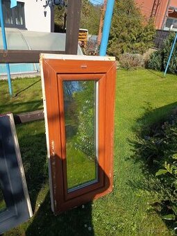 Plastové okna 2 sklo r. 52x80 a 52x109 cm