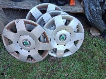Zimní pneu + disky na Fabia I.