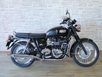 Triumph Bonneville nádherný kus, servisní kniha, po servisu