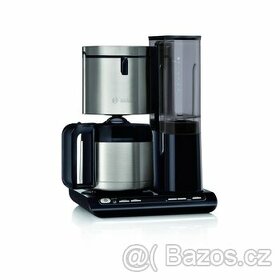 Kávovar Bosch černý/nerez