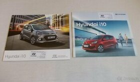 HYUNDAI i10 - sada českých prospektů - 2 kusy - 1