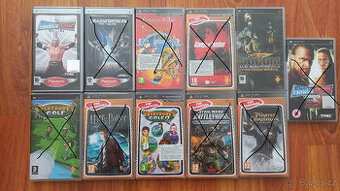 Prodám hry na PSP