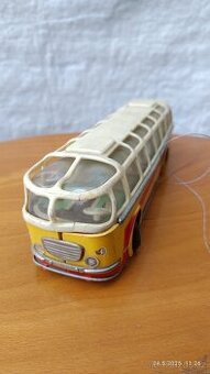 Plechová retro hračka - autobus RTO