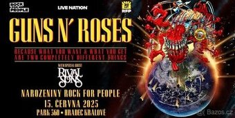 Guns N' Roses – 2x vstupenka