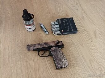 vzduchová pistole Baikal MP-654K-23 4,5mm camo