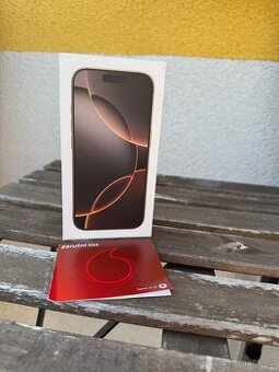 Nerozbalený iPhone 16 Pro, 256 Gb, pouštní Titan