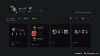 Herní účet PlayStation 5 cca 70her