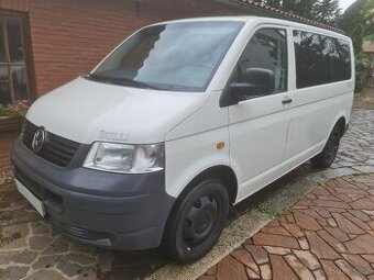 VW Transporter T5 1.9TDI, 75kW, r.v.07, 9 míst, klima - 1