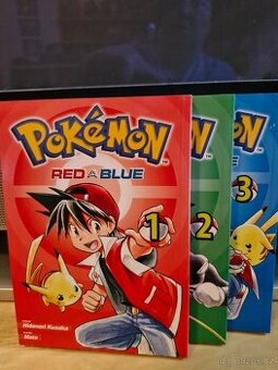 Manga POKÉMON - RED A BLUE 1 - 3 díl