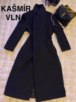 Kasmirovy vlneny damdky dlouhy kabat novy 42