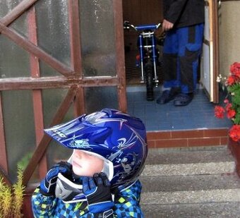 Dětská helma Nitro modrá S