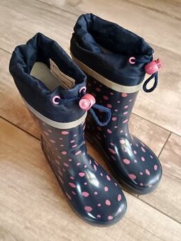 Zateplené gumáky, holínky TCM, vel.28/29