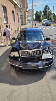 Škoda Superb 1.9 TDI 2004 – havar. nepojízdná, funkční motor