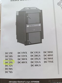Prodám kotel Atmos DC 25S pravý