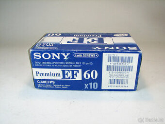 Kazety Sony EF Premium 60 Vintage (Nové)