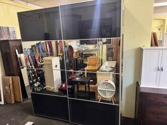 Kvalitní Vysoká šatní skříň s posuvnými dveřmi Ikea Pax