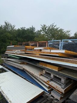 Použité PUR panely síla 6cm a 10cm