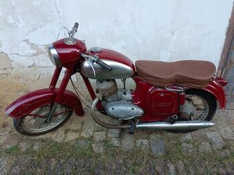 motocykl jawa čz 250 353 r. v. 1959 SPZ TP platná technická
