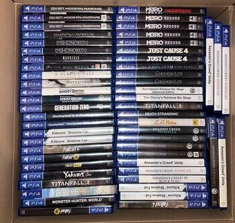 Akční + assasin creed hry pro PS4 / PS5