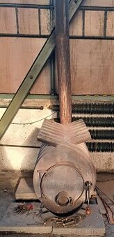 Trubková horkovzdušná kamna na dřevo