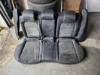 Škoda Superb 2, zadní kožené/alcantara sedadla