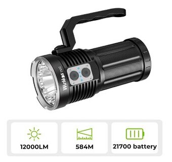 svítilna Wurkkos TS32 LED,13 000L, 3x bat.21700 5000mAh