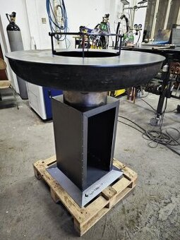 Párty gril s opékací deskou – Ø 920 mm | Výška 990 mm