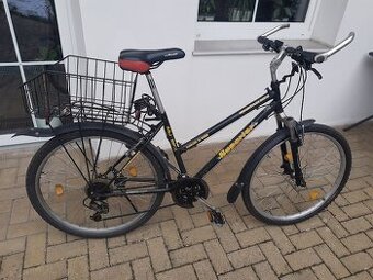 Dámské horské kolo rám 17“ / 3x7 Altus / pneu 26“ s nosičem
