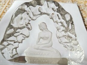 Dekorace z rytého skla / těžítko