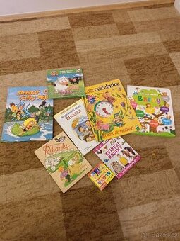 Dětské knihy říkadla učení barev abeceda vcelky maji