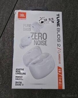 JBL Tune Buds 2 bezdrátová sluchátka bílá
