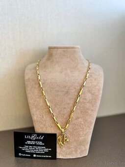 Zlatý řetízek s přívěskem 15.97g,1916€ Nový puncovaný