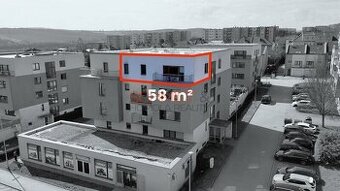 Pronájem vybaveného bytu 2+kk s balkonem a parkováním, Brno 