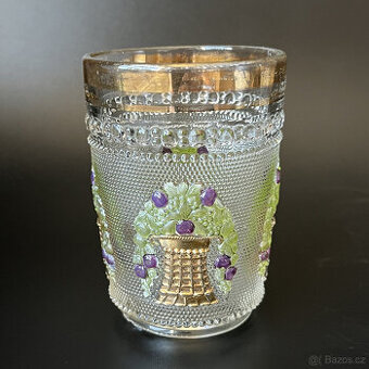 Starožitná sklenice, grogovka 200ml, Rindskopf