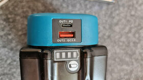 Rychlá nabíječka adaptér baterie Makita QC3.0 PD