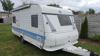 Karavan HOBBY 495, markýza, nové brzdy, nosič kol, kamera