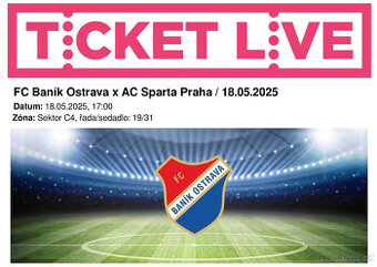 Baník vs Sparta 1lístek na C4  19 řada