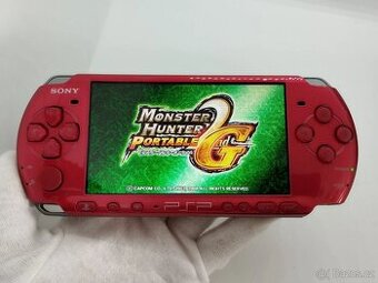 PSP 3000 radiant Red včetně boxu