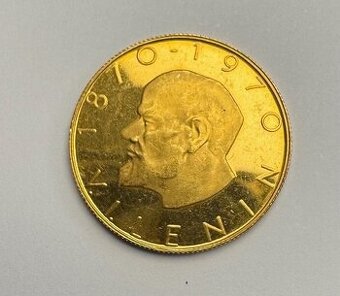 Zlatá medaile LENIN dukát 1970 VZÁCNA mince