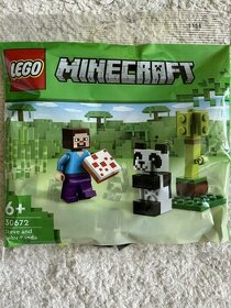 LEGO 30672 Steve a pandí mládě polybag