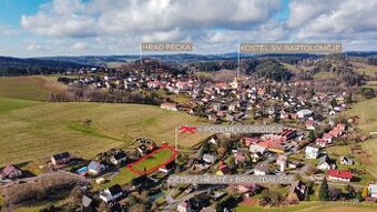Prodej stavebního pozemku 1399 m² Pecka, okresu Jičín