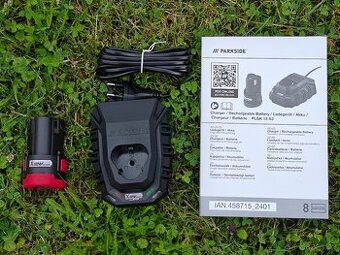 2Ah 12V baterka Parkside + nabíječka - nová