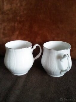 Hrnky - český porcelán - 1