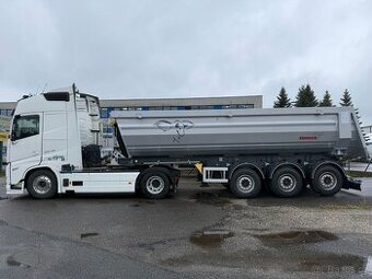 Železný,sklopný návěs,sklápěcí,sklopka HARDOX 28m3 REISCH