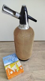 Retro sifonová láhev+bombičky
