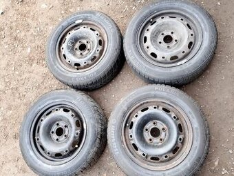 Sada kol fabia 6x14 5x100 et43 + zimní pneu 185/60/14