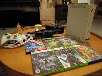 Xbox 360, kinect, hry, 2 ovladače