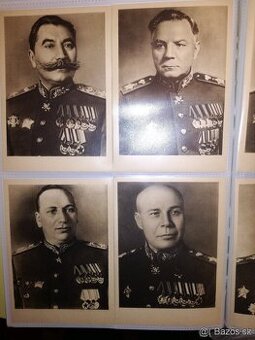 pohladnice 1945 a model auta A.H. Mercedes-Benz 770 pulmann